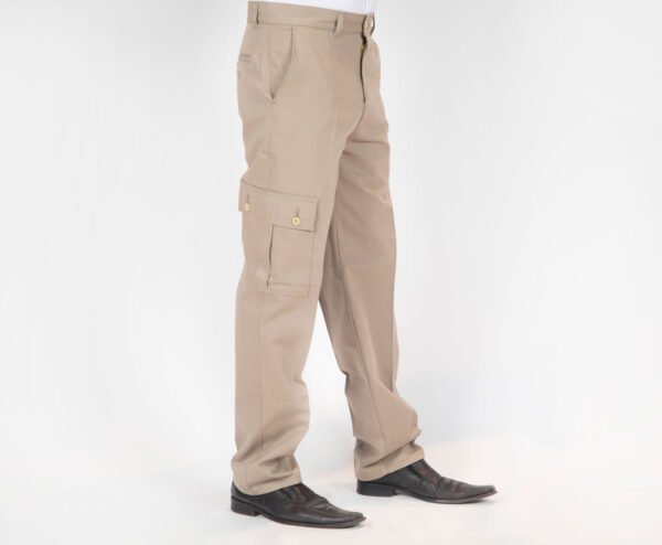 Pantalones Cargo Dama Caballero Color Caqui