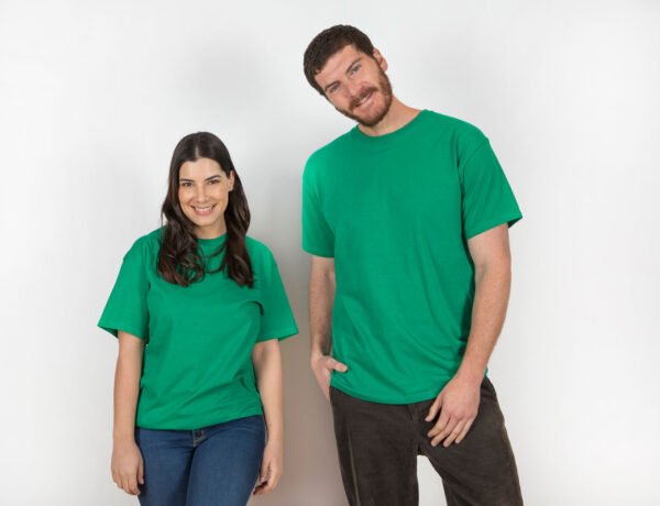 Camisetas Cuello Redondo Verdes