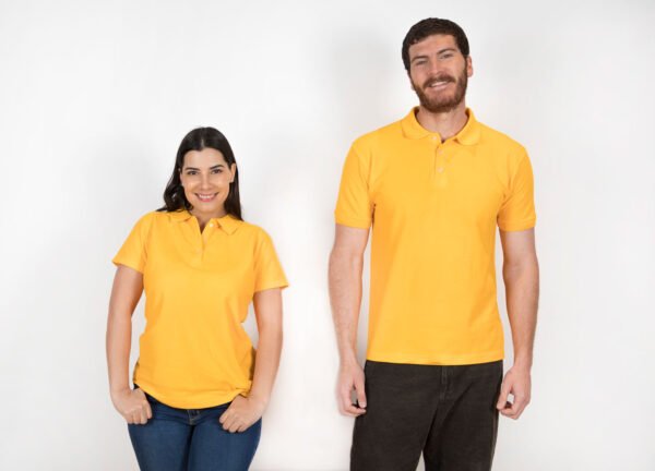 Playeras Polo Amarillas Bordadas con Logo