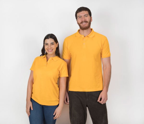 Playeras Polo Amarillas Bordadas con Logo